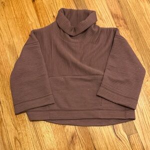 Lucy Brown Cowl Neck Sweater